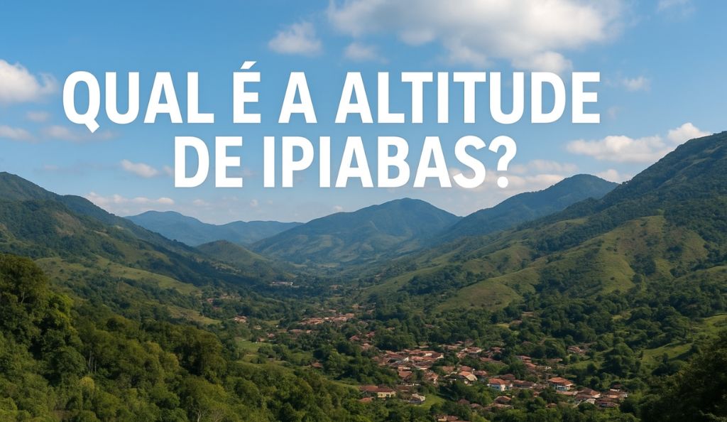 Qual é a altitude de Ipiabas