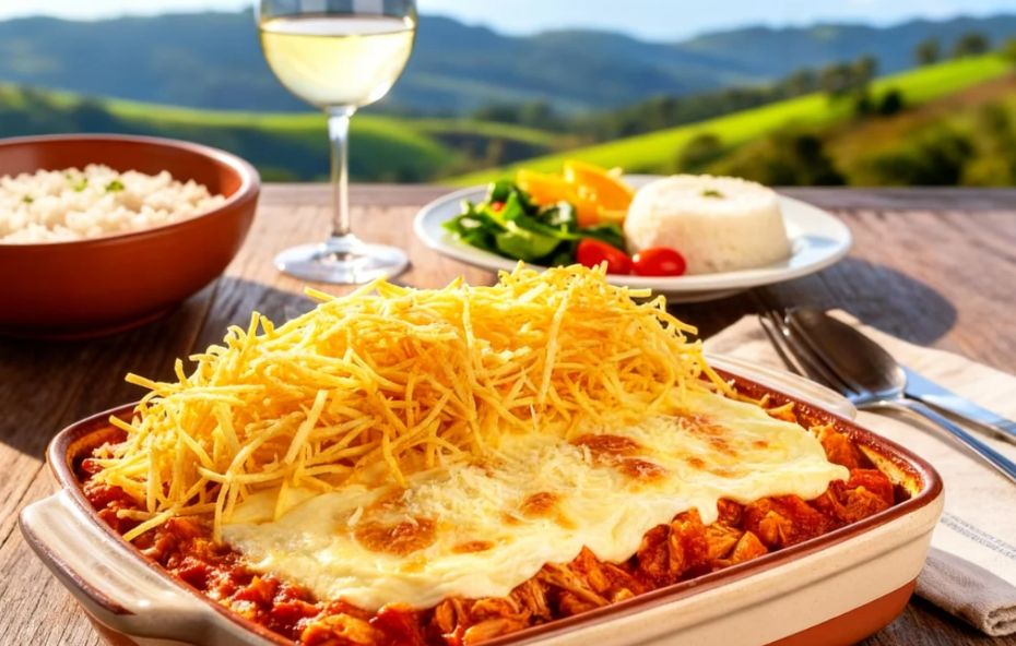 Frango com Catupiri e Batata Palha