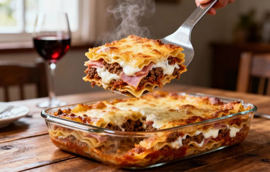 Lasanha de Carne Moída