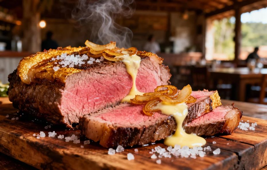 Picanha ao Forno com Sal Grosso