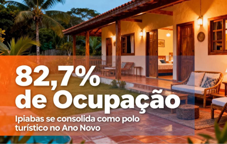 Ipiabas atinge 82,7% de ocupação no feriado de Ano Novo
