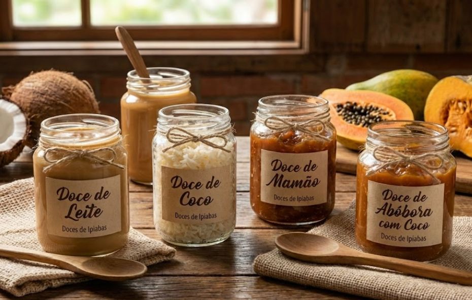 Onde comer doce caseiro em Ipiabas?